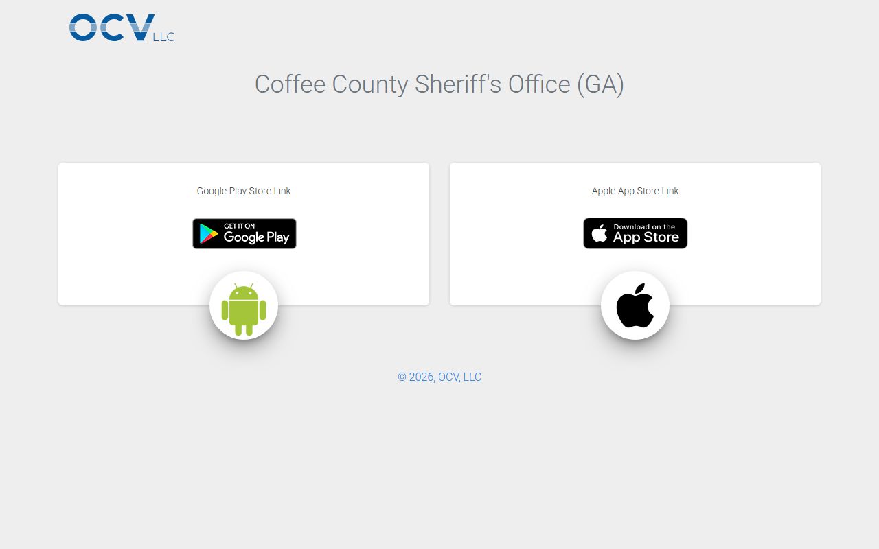 Coffee County CCSO app inmate lookup source